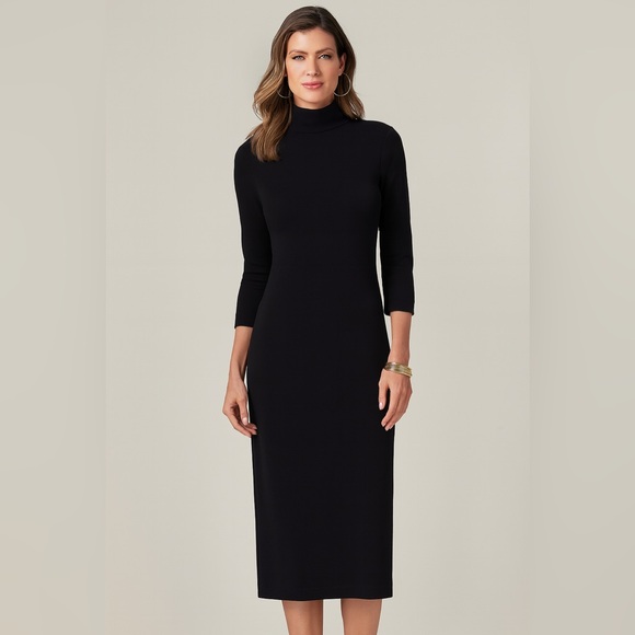Boston Proper Dresses & Skirts - Boston Proper Black Long Sleeve Dress